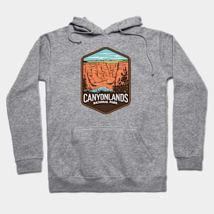 Canyonlands National Park Retro Emblem Hoodie